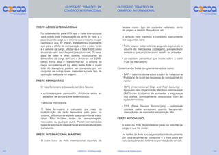 COMÉRCIO INTERNACIONAL
132 COMÉRCIO INTERNACIONAL 133
 