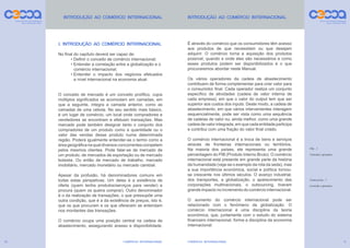 COMÉRCIO INTERNACIONAL
10 COMÉRCIO INTERNACIONAL 11
 