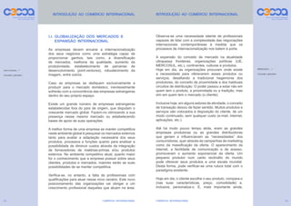 COMÉRCIO INTERNACIONAL
12 COMÉRCIO INTERNACIONAL 13
 