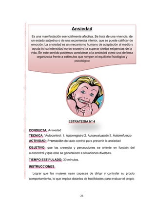 Manual conductas asumidas por las mujeres después de una mamoplastia