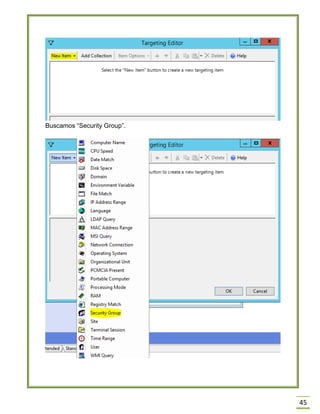 45
Buscamos “Security Group”.
 
