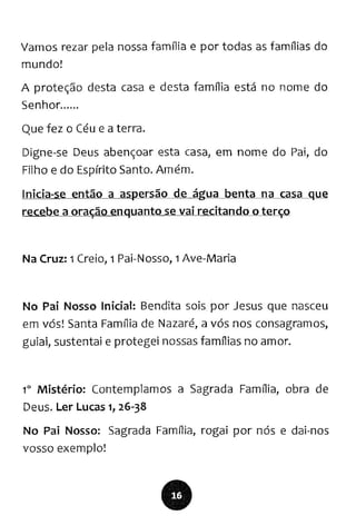 Manual consagração lares