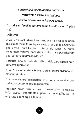 Manual consagração lares