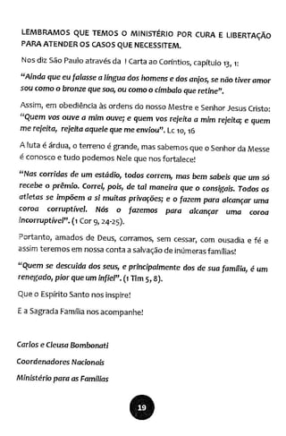 Manual consagração lares