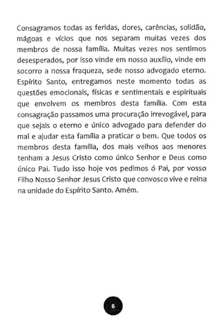 Manual consagração lares