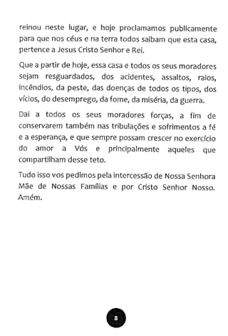 Manual consagração lares