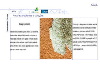 CIVIL
Pinturas problemas e soluções
 