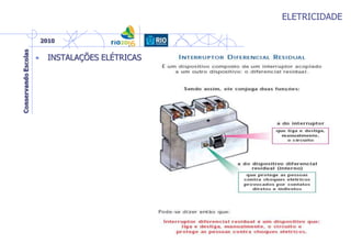 ELETRICIDADE
• INSTALAÇÕES ELÉTRICAS
 