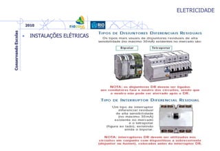 ELETRICIDADE
• INSTALAÇÕES ELÉTRICAS
 