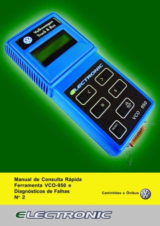 Manual de Consulta Rápida
Ferramenta VCO-950 e
Diagnósticos de Falhas
No
2
Caminhões e Ônibus
 
