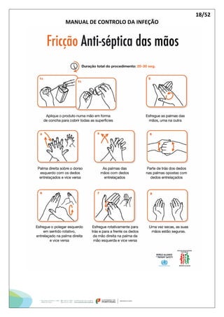 18/52
MANUAL DE CONTROLO DA INFEÇÃO

 