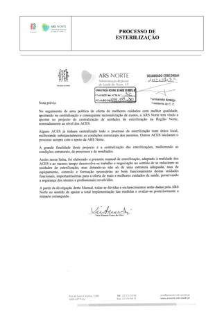 PROCESSO DE
ESTERILIZAÇÃO
1
 