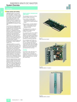 Manual conversor dc siemens | PDF