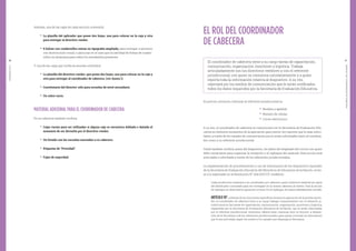 APRENDER2017
2120
MANUALDELCOORDINADORDECABECERA
EL ROL DEL COORDINADOR
DE CABECERA
El coordinador de cabecera tiene a su cargo tareas de capacitación,
comunicación, organización, monitoreo y logística. Trabaja
articuladamente con los directivos-veedores y con el referente
jurisdiccional, con quien se comunica constantemente y a quien
reporta toda la información relativa al dispositivo. A su vez,
reportará por los medios de comunicación que le serán notificados,
todos los datos requeridos por la Secretaría de Evaluación Educativa.
Es preciso, entonces, informar al referente jurisdiccional su:
•• Nombre y apellido
•• Número de celular
•• Correo electrónico
A su vez, el coordinador de cabecera se comunicará con la Secretaría de Evaluación Edu-
cativa en distintos momentos de la aplicación para remitir los reportes que le sean solici-
tados, a través de los canales de comunicación que le serán informados tanto al coordina-
dor como a su referente jurisdiccional.
Usted también recibirá, antes del dispositivo, los datos del empleado del correo con quien
debe contactarse para organizar la recepción y el repliegue del material. Esta acción será
articulada e informada a través de los referentes jurisdiccionales.
La reglamentación de procedimientos y uso de información de los dispositivos Aprender
de la Secretaría de Evaluación Educativa del Ministerio de Educación de la Nación, en ba-
se a lo expresado en la Resolución N° 324/2017/CF, establece:
Cada jurisdicción nombrará a un coordinador por cabecera, quien recibirá el material por parte
del distribuidor contratado para ser entregado en la misma cabecera al veedor. Para la acción
de repliegue se observará la operación inversa. En el repliegue, de manos debidamente cerrado.
ARTÍCULO 10°.Además de sus funciones específicas durante la aplicación de la prueba Apren-
der, el coordinador de cabecera tiene a su cargo trabajar conjuntamente con el referente ju-
risdiccional en las tareas de capacitación, comunicación, organización, monitoreo y logística,
impartidas por la Secretaría de Evaluación Educativa de la Nación, que le serán informadas
por el referente jurisdiccional. Asimismo, deberá estar, mientras dure su función, a disposi-
ción de la Secretaría y de los referentes jurisdiccionales, para operar y brindar la información
que le sea solicitada, según los modos y los canales que disponga la Secretaría.
Además, una de las cajas de cada sección contendrá:
•• La planilla del aplicador que posee dos hojas, una para colocar en la caja y otra
para entregar al directivo-veedor.
•• 6 bolsas con cuadernillos extras en tipografía ampliada, para entregar a alumnos
con disminución visual, o para usar en el caso que la cantidad de bolsas de cuader-
nillos no alcanzara para todos los estudiantes presentes.
Y una de las cajas que reciba la escuela contendrá:
•• La planilla del directivo-veedor, que posee dos hojas, una para colocar en la caja y
otra para entregar al coordinador de cabecera. (ver Anexo I)
•• Cuestionario del director: sólo para escuelas de nivel secundario.
•• Un sobre vacío.
MATERIAL ADICIONAL PARA EL COORDINADOR DE CABECERA
En su cabecera también recibirá:
•• Cajas vacías para ser utilizadas si alguna caja se encuentra doblada o dañada al
momento de ser devuelta por el directivo-veedor.
•• Un listado con las escuelas asociadas a su cabecera.
•• Etiquetas de "Prioridad".
•• Fajas de seguridad.
 