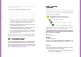 APRENDER2017
2726
MANUALDELCOORDINADORDECABECERA
DURANTE LA APLICACIÓN:
7 DE NOVIEMBRE
Su presencia y disponibilidad forman parte de su rol como coordinador de cabecera y es
clave en el momento de la aplicación para garantizar la entrega y recepción del material,
resolver rápidamente todo imprevisto que surja, asegurar la confidencialidad del dispositi-
vo, elevar los informes que le sean solicitados y completar las planillas correspondientes.
Durante la aplicación, es su responsabilidad:
Estar presente en la cabecera durante todo el transcurso
de la aplicación a cargo de la entrega y recepción del material
Estar disponible para ser contactado
Comunicar sobre el desarrollo del la aplicación del dispositivo
Consolidar los datos y completar las planillas pertinentes
Usted es a quien recurrirán los directivos-veedores por consultas o inconvenientes,
y a quien contactará el referente jurisdiccional y los equipos de la SEE.
Es fundamental que tenga en cuenta que como coordinador de cabecera
será contactado por la Secretaría de Evaluación Educativa, durante todo el
día de la aplicación de Aprender 2017.
Turno mañana
13 hs. aproximadamente
Turno tarde
19 hs., al final de la aplicación
Recuerde que ese día, Usted debe llenar la planilla de entrega y recepción de material (ver
Anexo I) junto al directivo-veedor y la planilla de información de cobertura en dos turnos:
PRIMERA PARTE:
Ese día, los directores-veedores irán a buscar el material correspondiente2
. Al entregar las
cajas con los materiales a cada directivo-veedor Usted debe:
•• Controlar junto al directivo-veedor que las cajas correspondan a su escuela, revi-
sando CUEANEXO y sección de cada caja.
2 En escuelas rurales esto ocurrirá un día antes de la aplicación, y la entrega será un día después.
Recuerde que para su correcta preservación, inviolabilidad e identificación, cada caja
estará envuelta en un plástico termosellado.
¿QUÉ HACER SI HAY MATERIAL FALTANTE, ERRÓNEO O ABIERTO?
En el caso que hubieran cajas correspondientes a escuelas de otra cabecera, cajas faltan-
tes en su cabecera, o cajas dañadas o abiertas:
a.	 Comunicarse de forma inmediata con su referente jurisdiccional e identificar cuá-
les son las cajas refiriéndole el CUEANEXO y demás datos identificatorios. Esa caja
queda inutilizada para el dispositivo y no debe entregarse al directivo-veedor.
b.	 Elaborar una nota con carácter de declaración jurada y tomar una foto del daño.
Describir en la nota el inconveniente presentado incluyendo los datos de identifi-
cación de la caja. Entregar la nota al referente jurisdiccional y conservar un dupli-
cado. Debido a su responsabilidad en el resguardo de los materiales, esta nota le
permitirá sistematizar los inconvenientes e informarlos correctamente.
c.	 Cerrar la caja o colocarla dentro de una de las cajas extras vacías que reciba. La
caja debe volver cerrada junto al resto del material.
d.	 Si alguna caja recibida corresponde a escuelas de otra cabecera, quedará bajo su
resguardo hasta la entrega de la misma a su referente jurisdiccional.
e.	 Si le faltan cajas para las secciones de algún establecimiento, debe informar al
referente jurisdiccional y contactarse con el correo, con los datos del estableci-
miento y su número de CUEANEXO.
Durante todo el desarrollo de Aprender debe proteger los materiales, garantizar su seguridad
e inviolabilidad. Todo el material dentro de las cajas es confidencial. Está prohibida la copia,
reproducción y/o difusión de los cuadernillos y cuestionarios (ver normativa en Anexo II).
ACORDAR EL HORARIO DE ENTREGA DE MATERIALES
A LOS DIRECTIVOS-VEEDORES: EL 7 DE NOVIEMBRE
En escuelas rurales se prevé la entrega un día antes. Esta acción la organizará junto con el
referente jurisdiccional para consolidar una agenda de fechas y horarios de las entregas.
En el caso de que el directivo-veedor no pueda retirar el material en el
momento acordado, será indispensable establecer un nuevo horario que
asegure que el material esté a tiempo en la escuela.
 