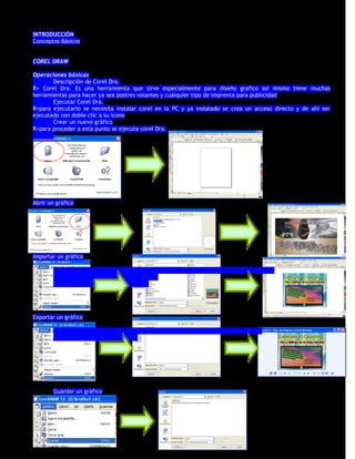 Manual de CorelDraw Salvador Omar Yael | PDF