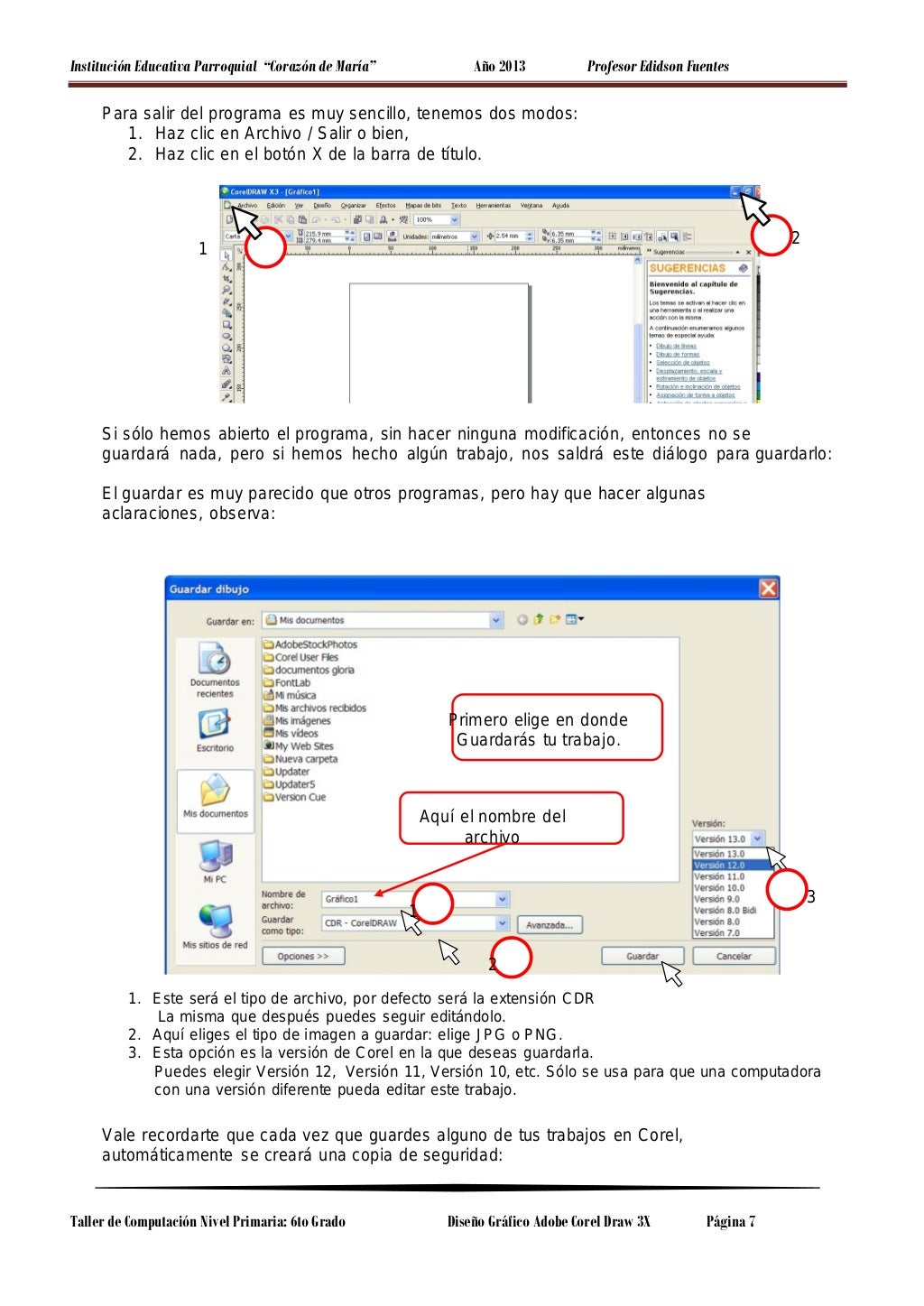 Manual corel draw x3 0