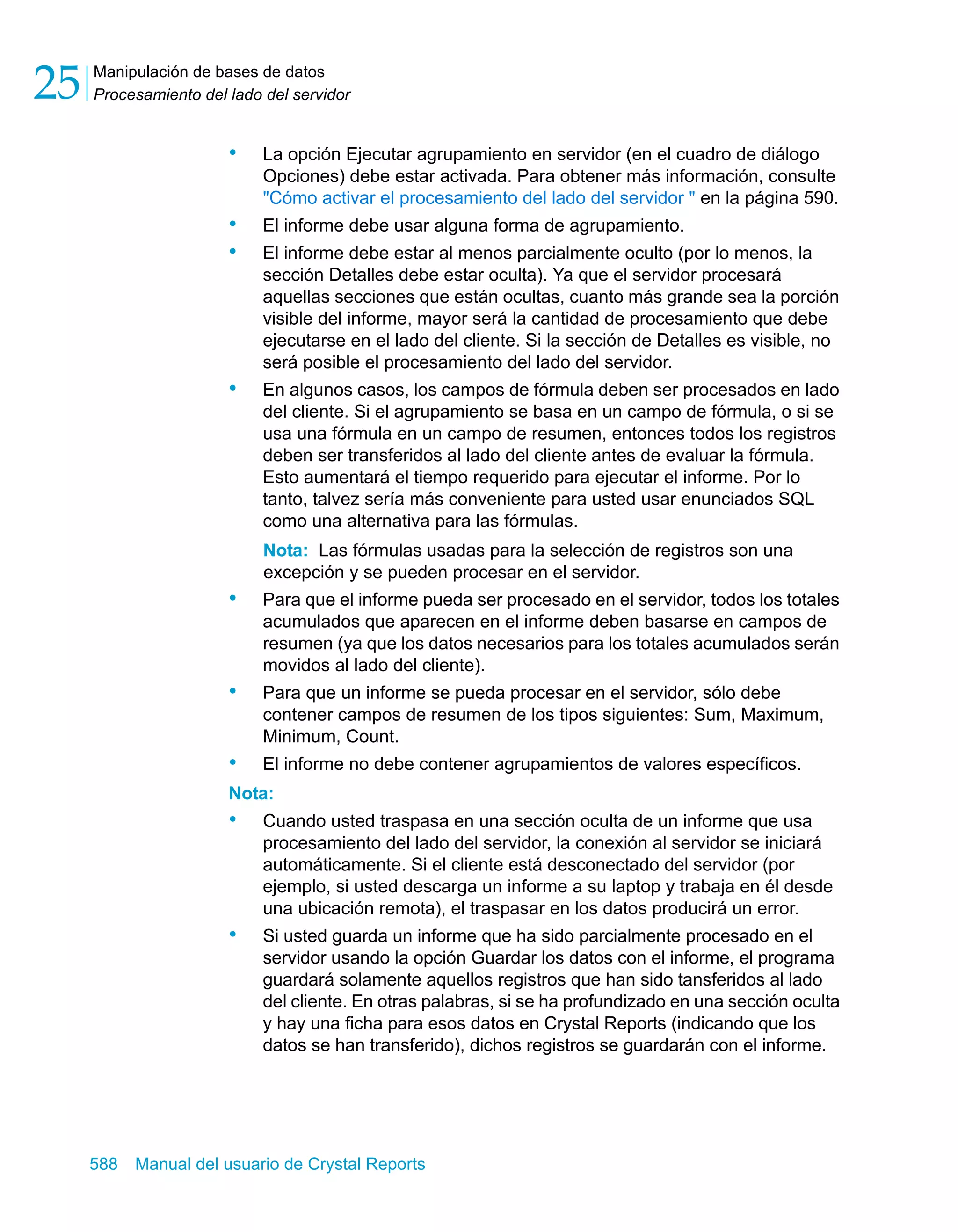 Manual del usuario de Crystal Reports XI