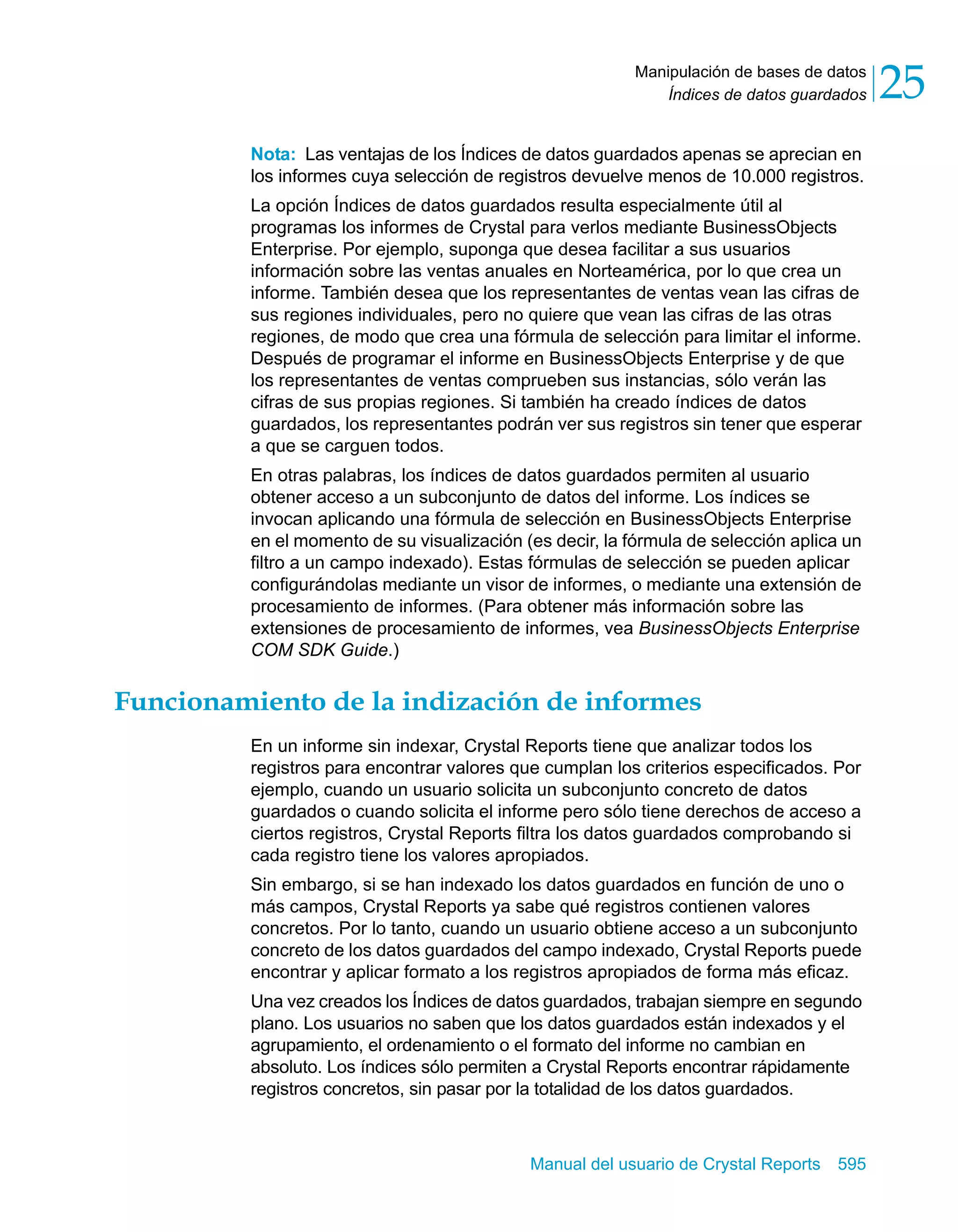 Manual del usuario de Crystal Reports XI