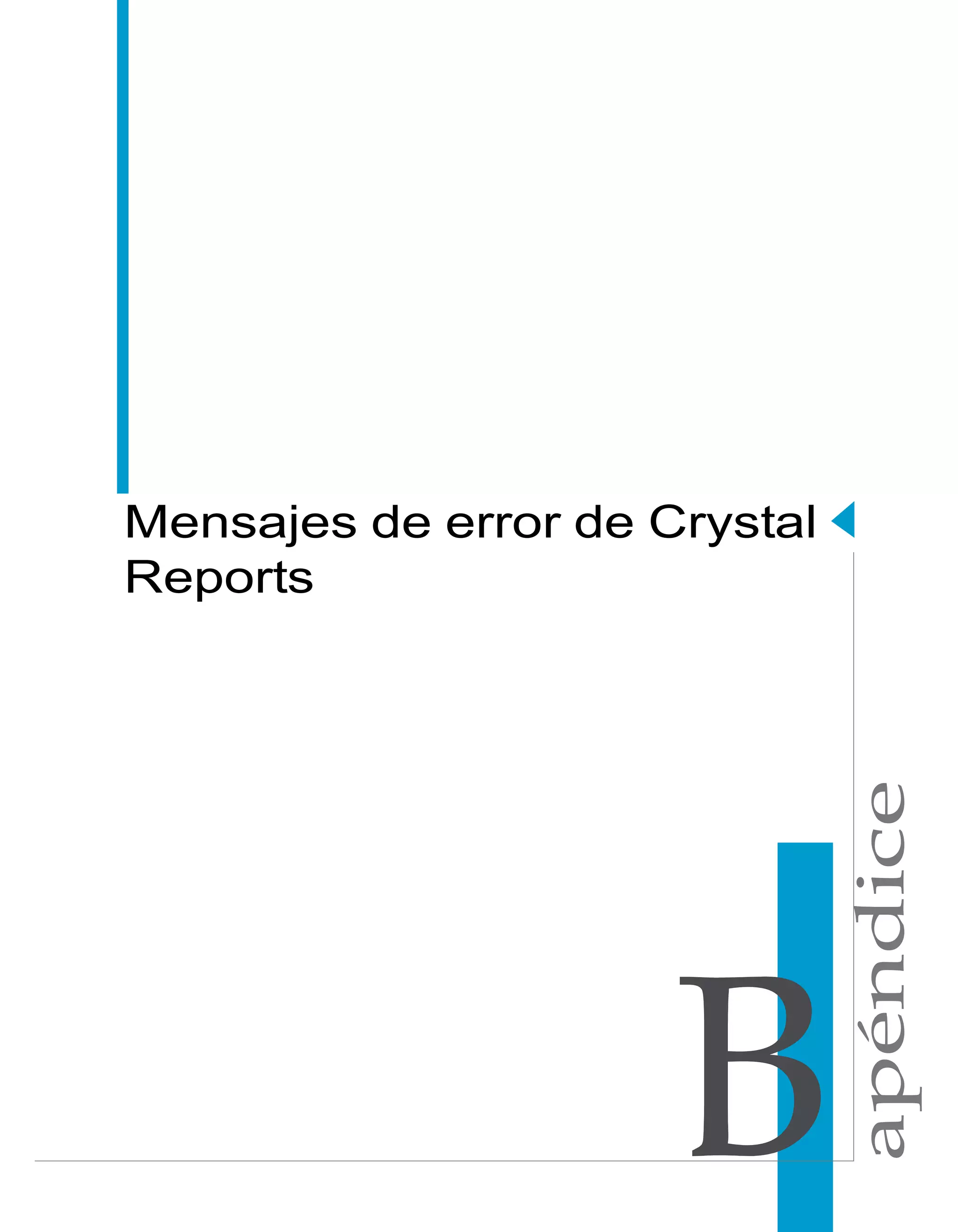 Manual del usuario de Crystal Reports XI