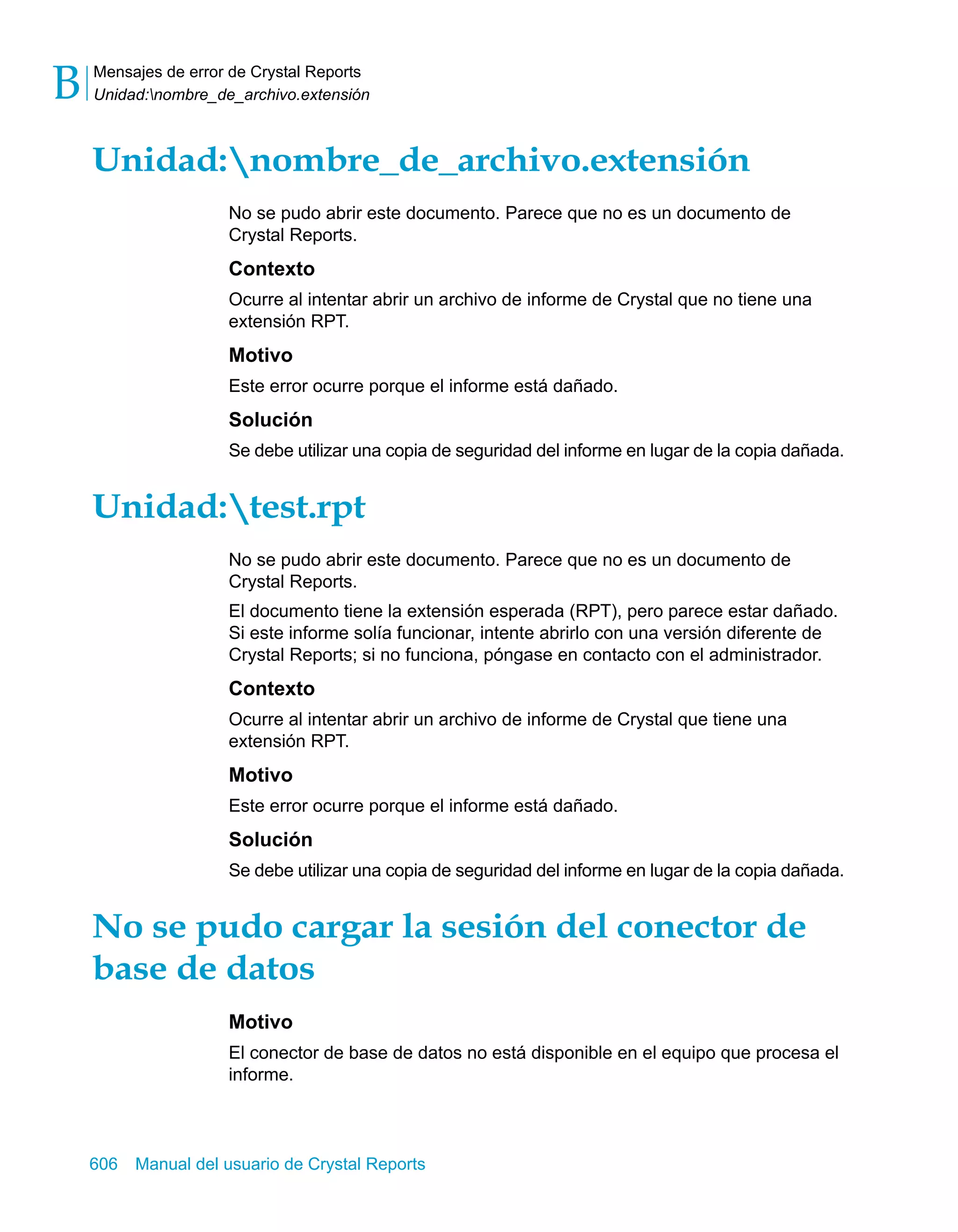 Manual del usuario de Crystal Reports XI