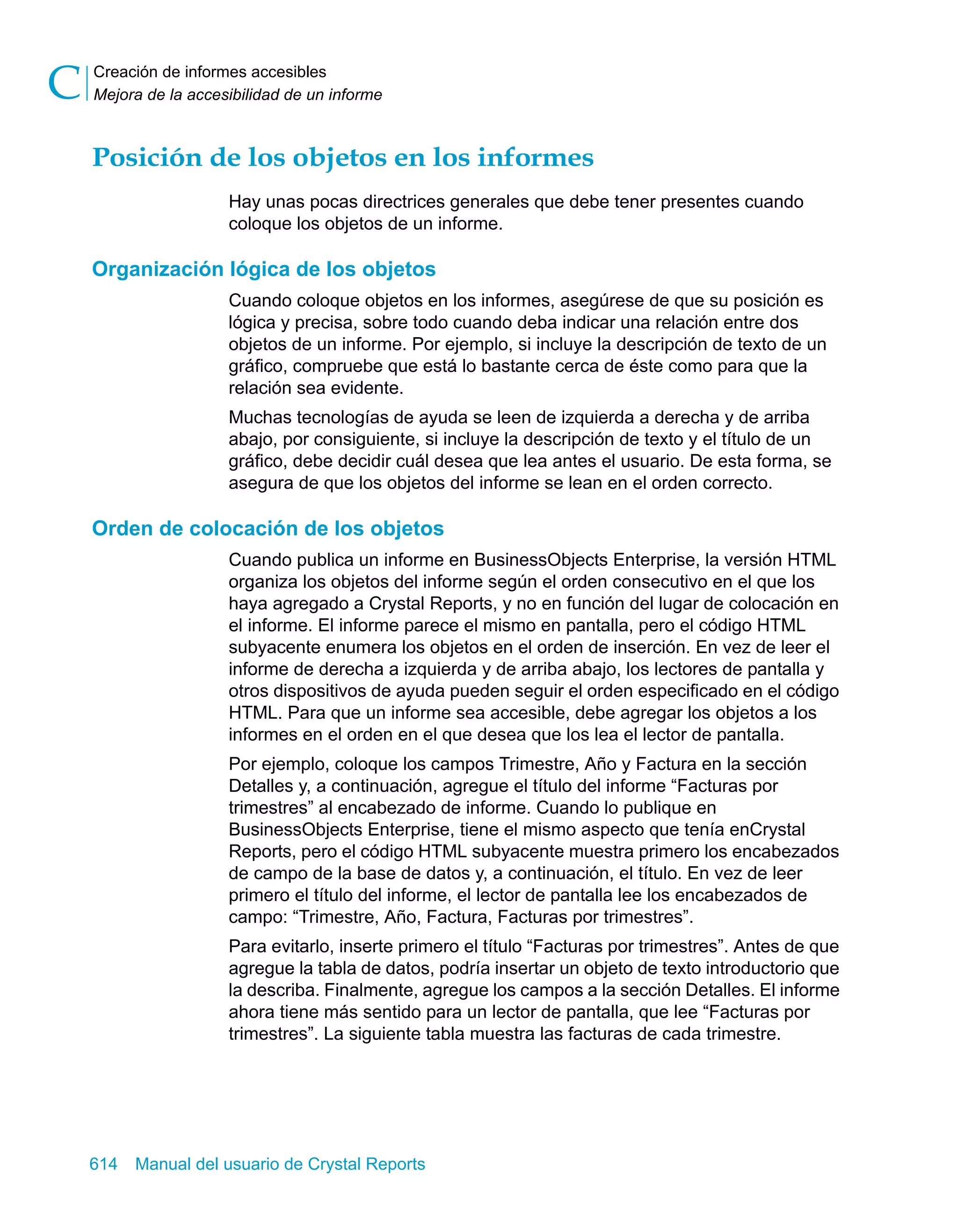 Manual del usuario de Crystal Reports XI