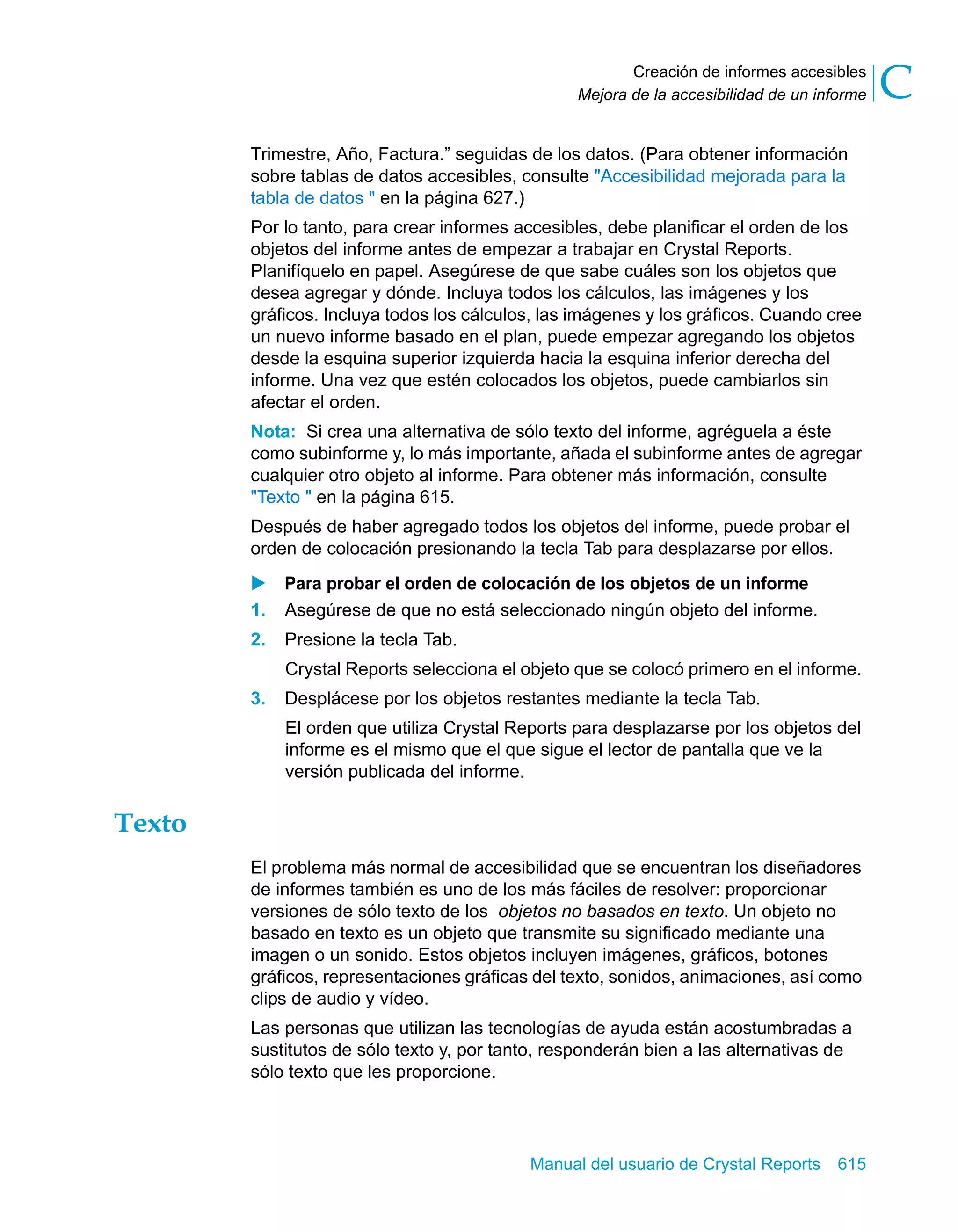Manual del usuario de Crystal Reports XI