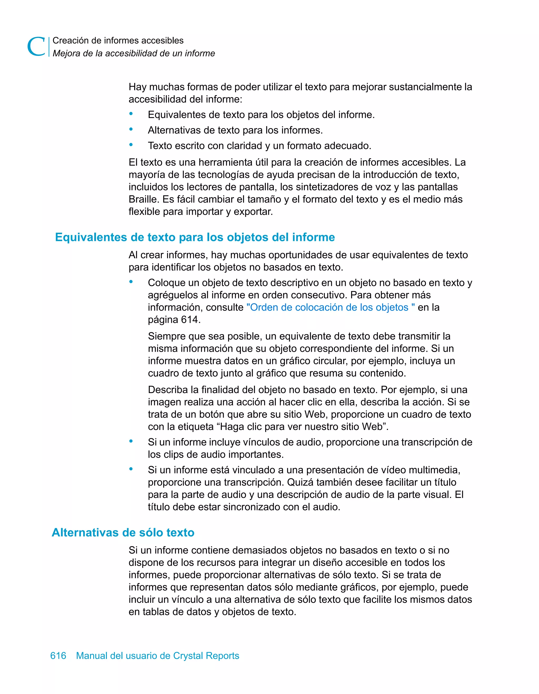 Manual del usuario de Crystal Reports XI