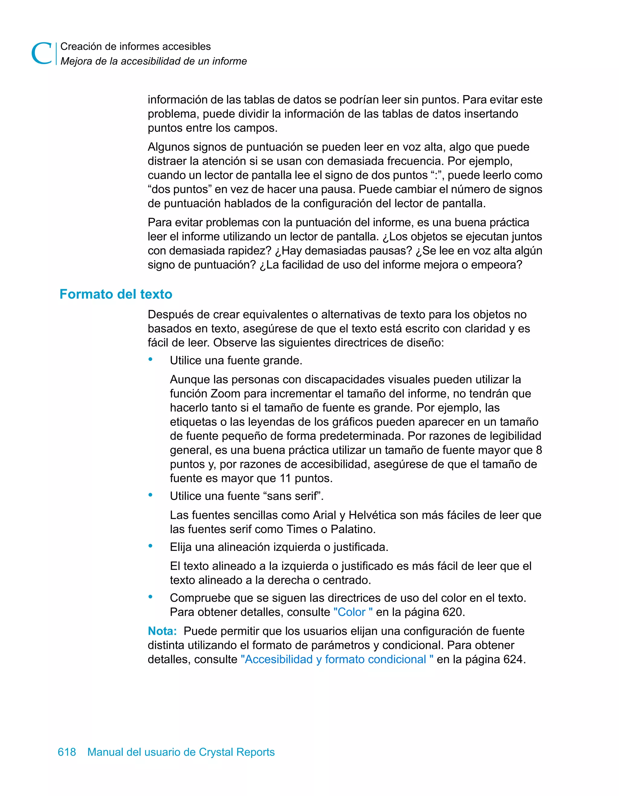 Manual del usuario de Crystal Reports XI