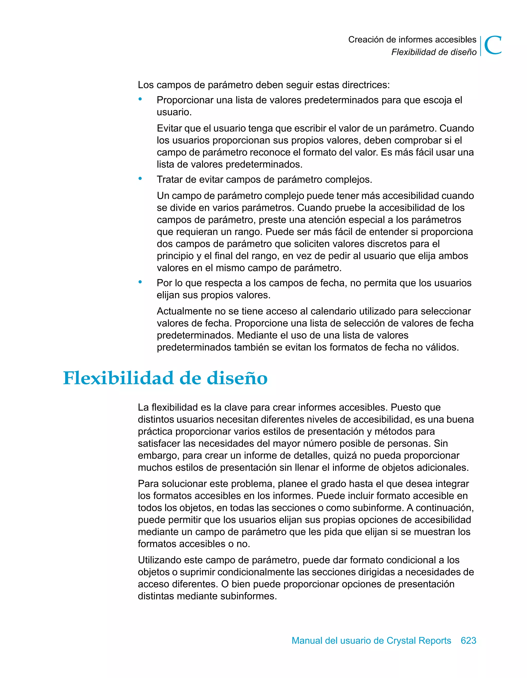 Manual del usuario de Crystal Reports XI