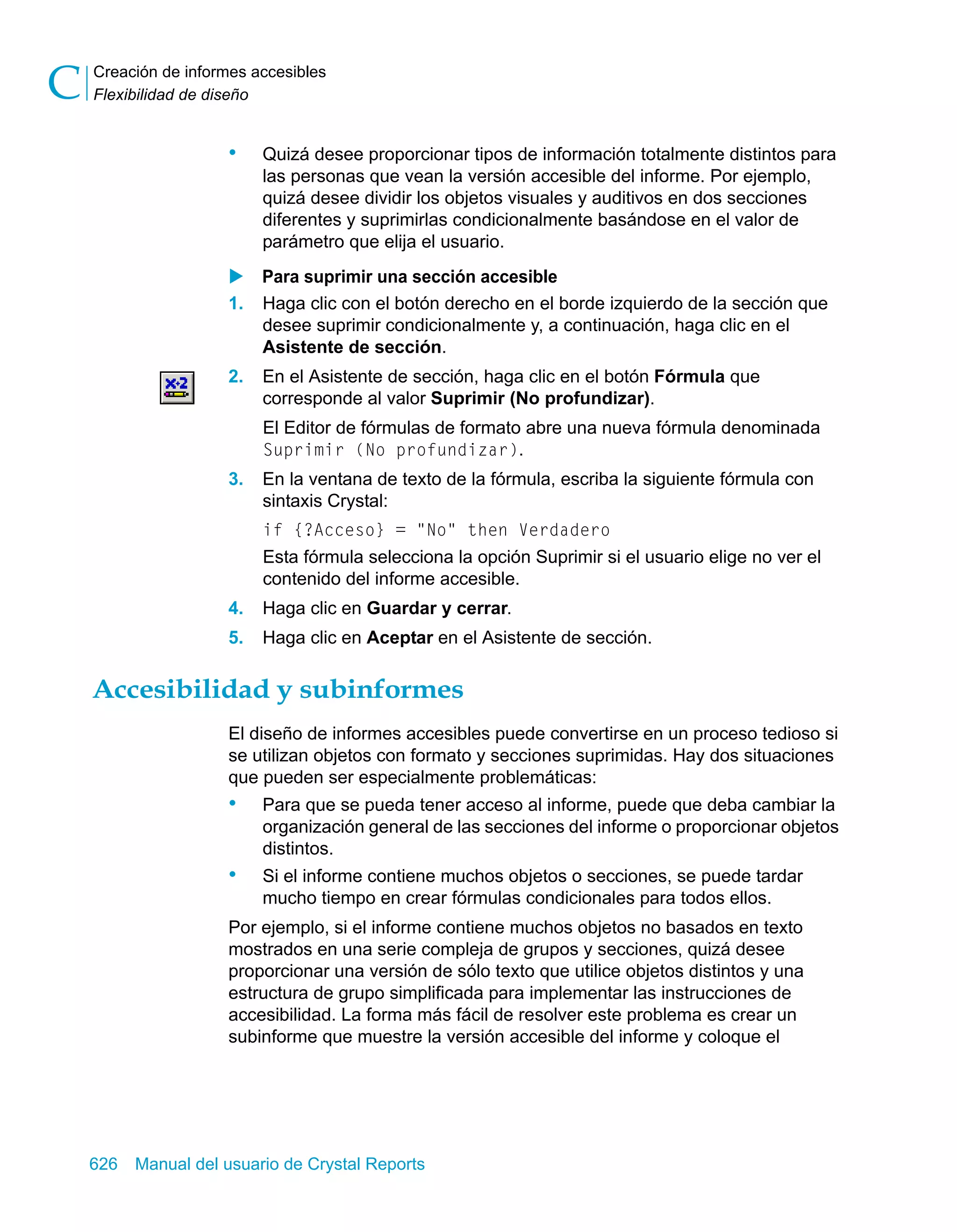 Manual del usuario de Crystal Reports XI