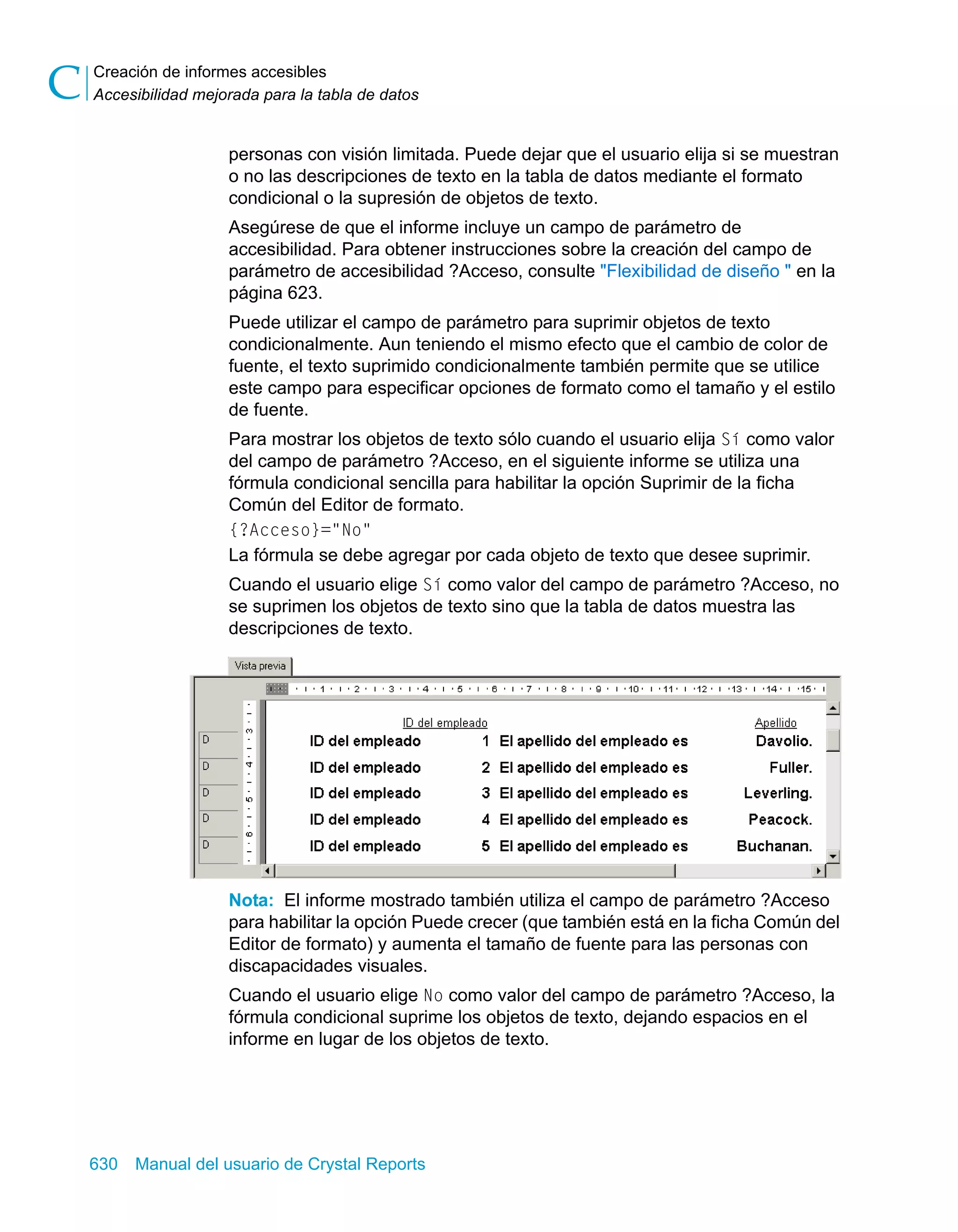 Manual del usuario de Crystal Reports XI