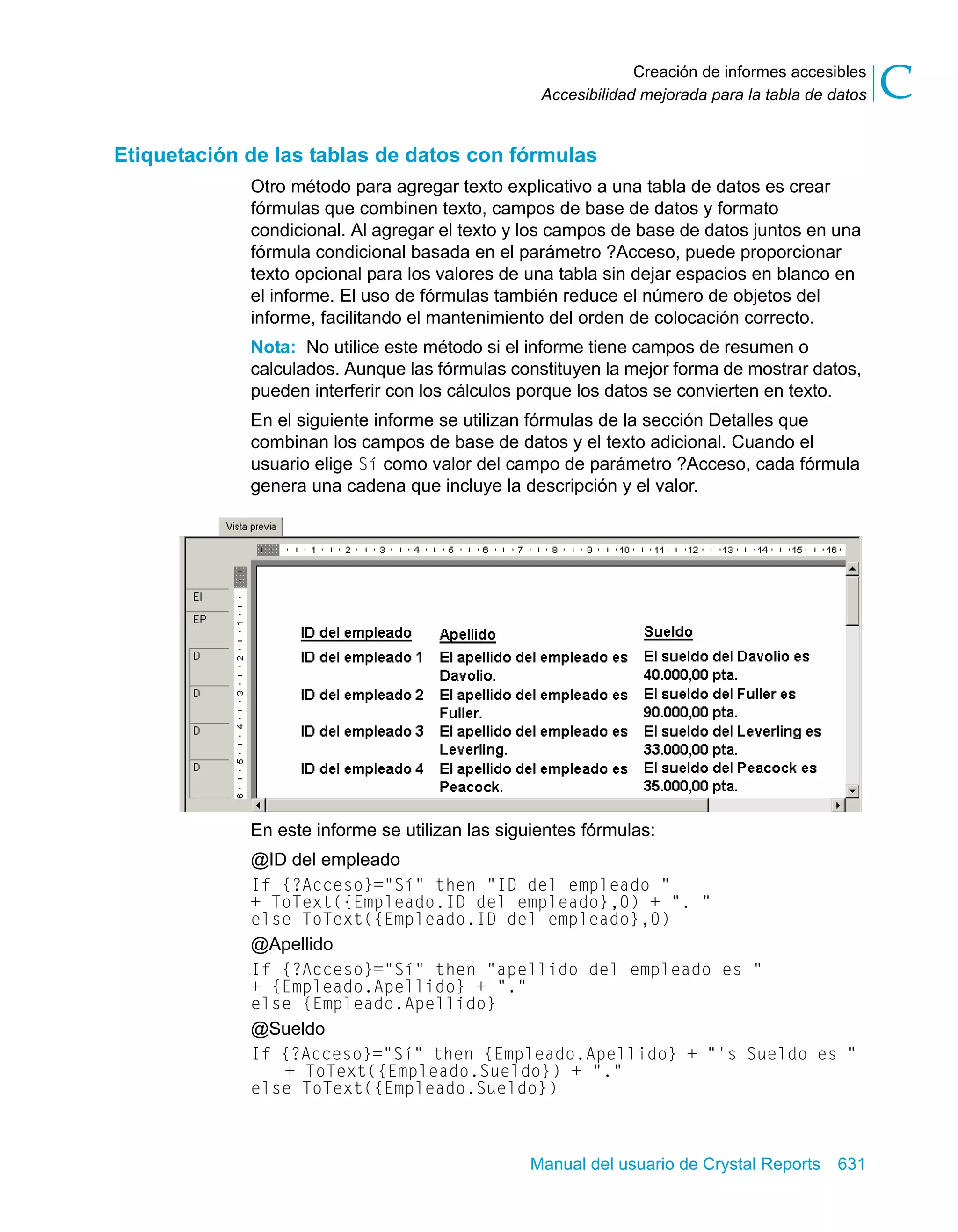 Manual del usuario de Crystal Reports XI