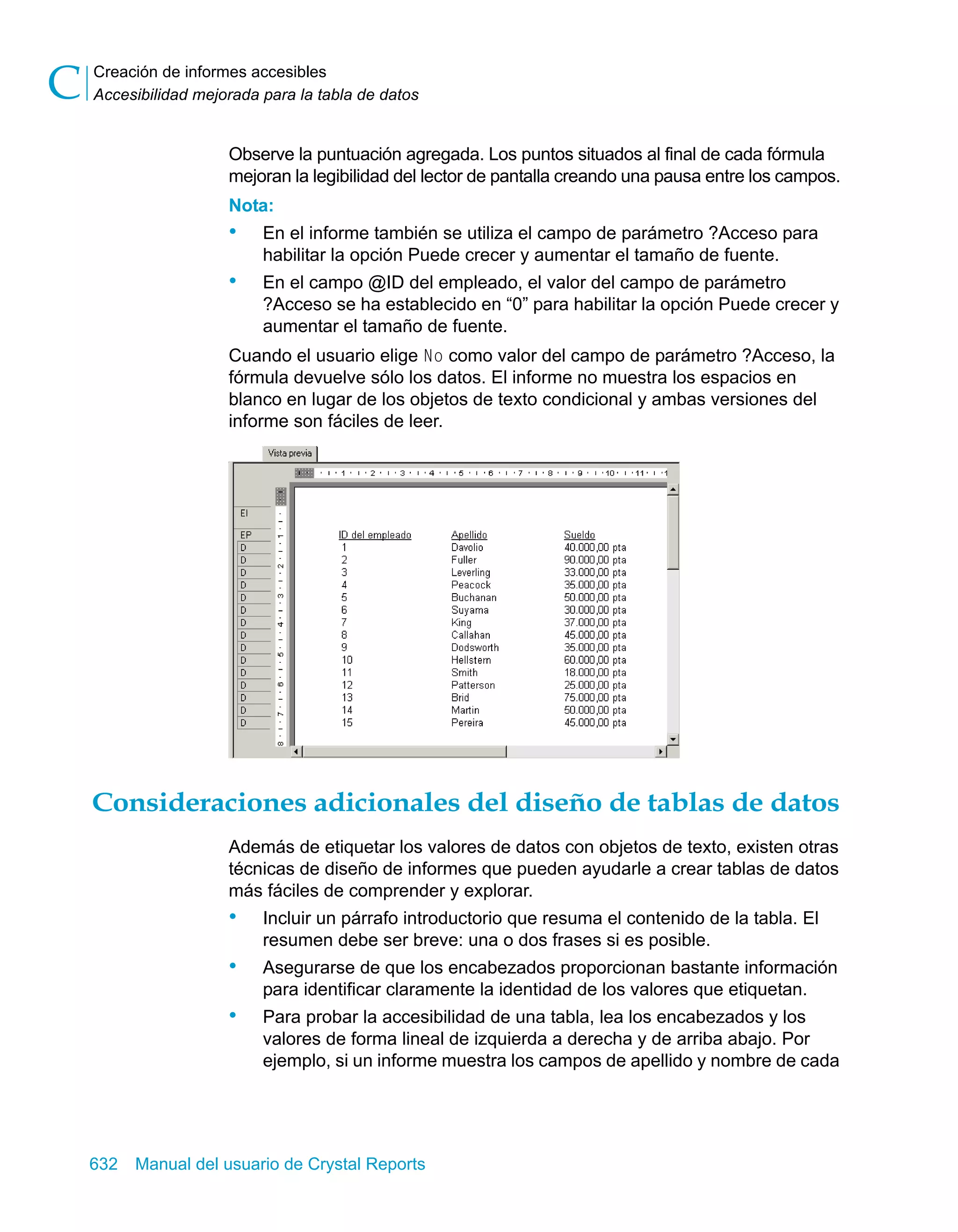 Manual del usuario de Crystal Reports XI