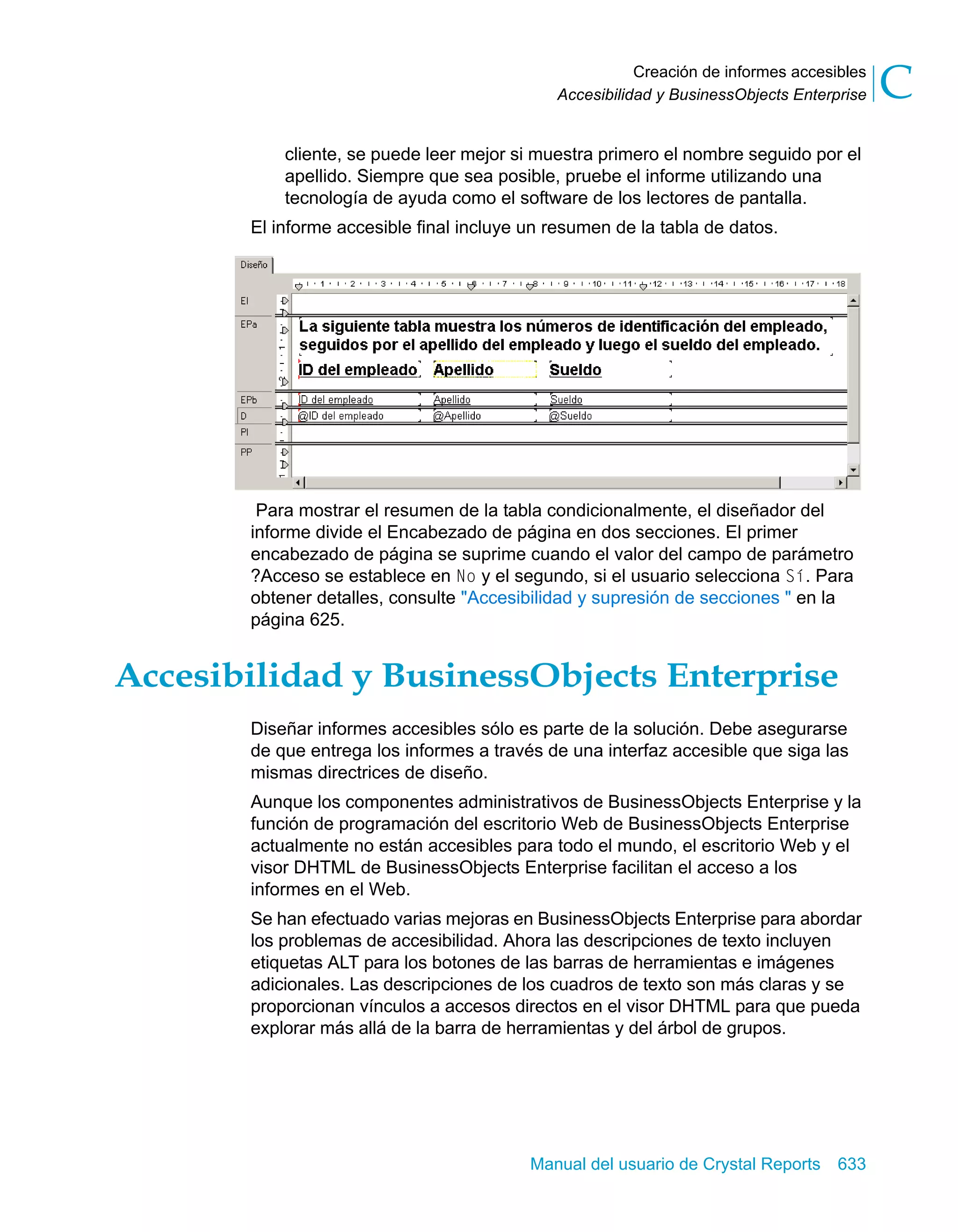 Manual del usuario de Crystal Reports XI