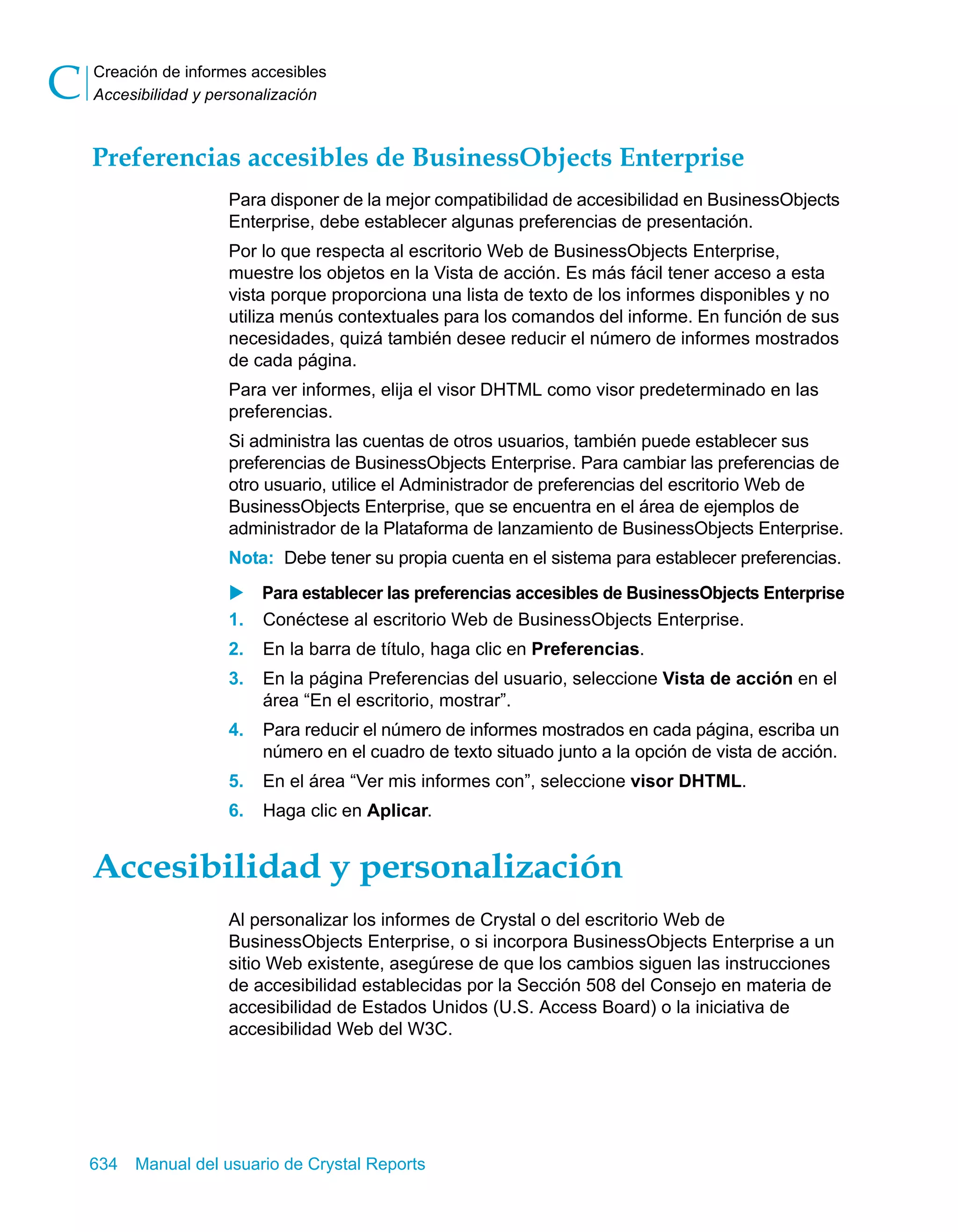 Manual del usuario de Crystal Reports XI