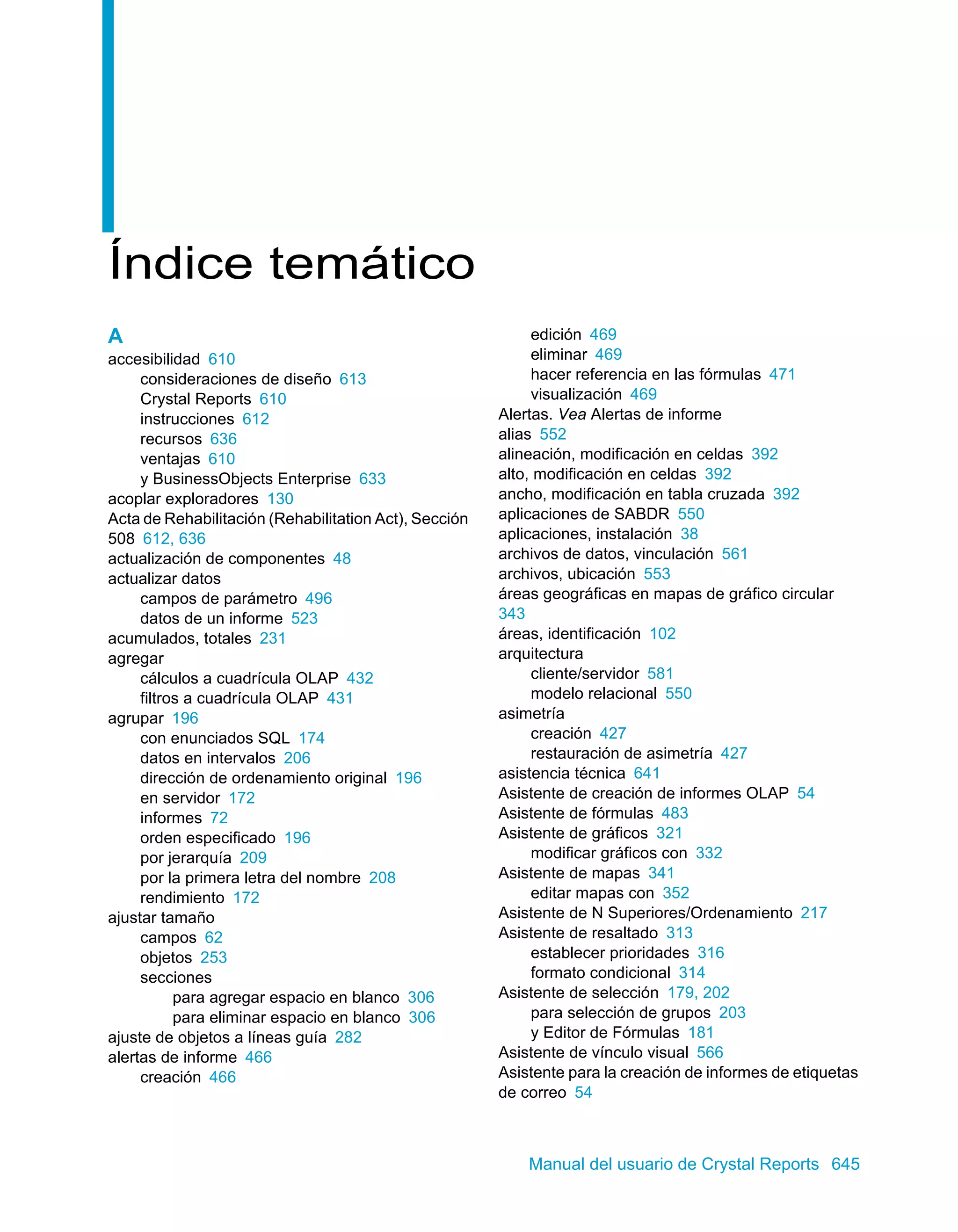 Manual del usuario de Crystal Reports XI