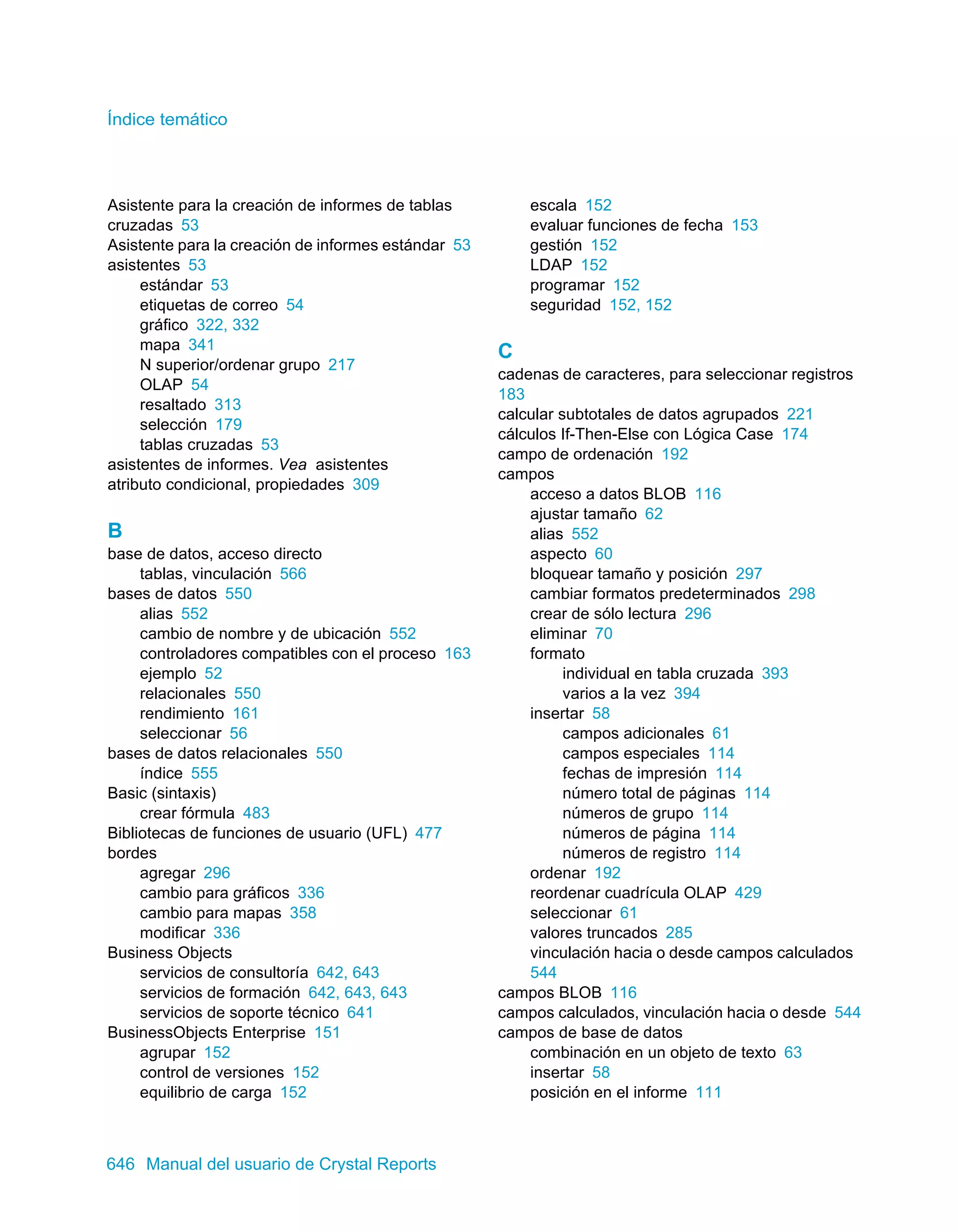 Manual del usuario de Crystal Reports XI
