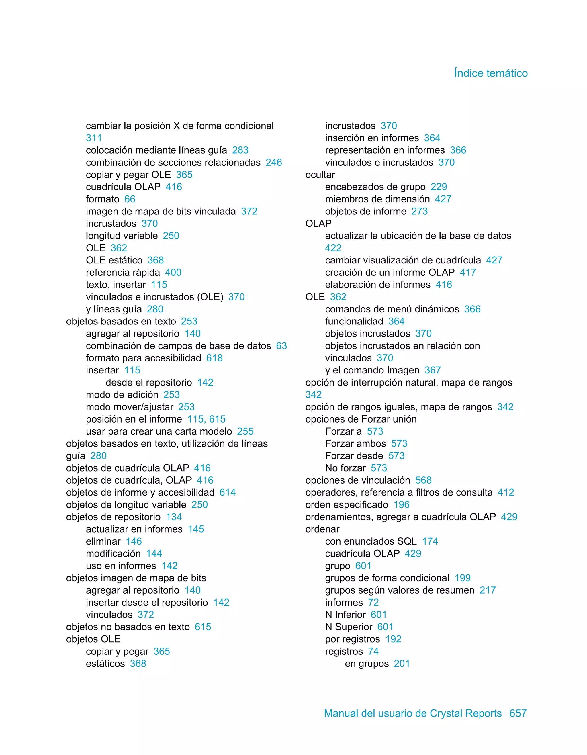Manual del usuario de Crystal Reports XI