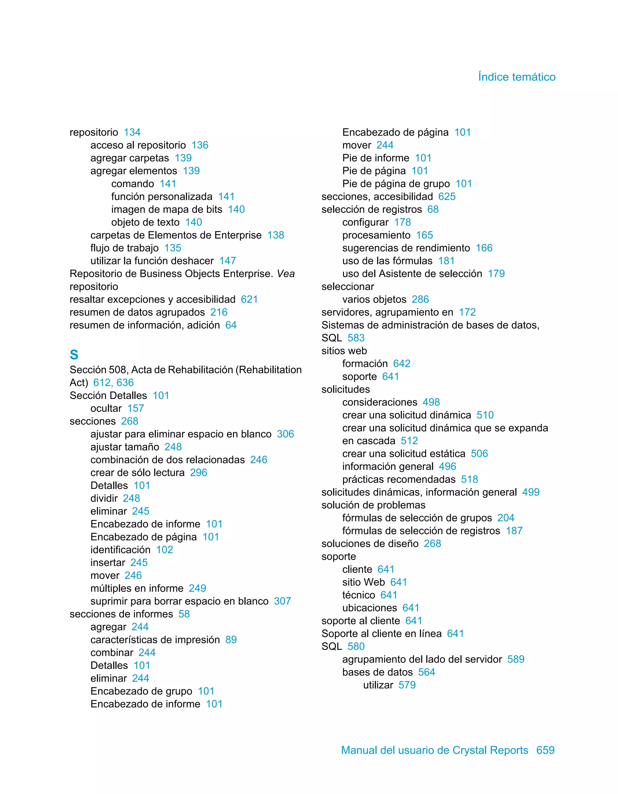 Manual del usuario de Crystal Reports XI