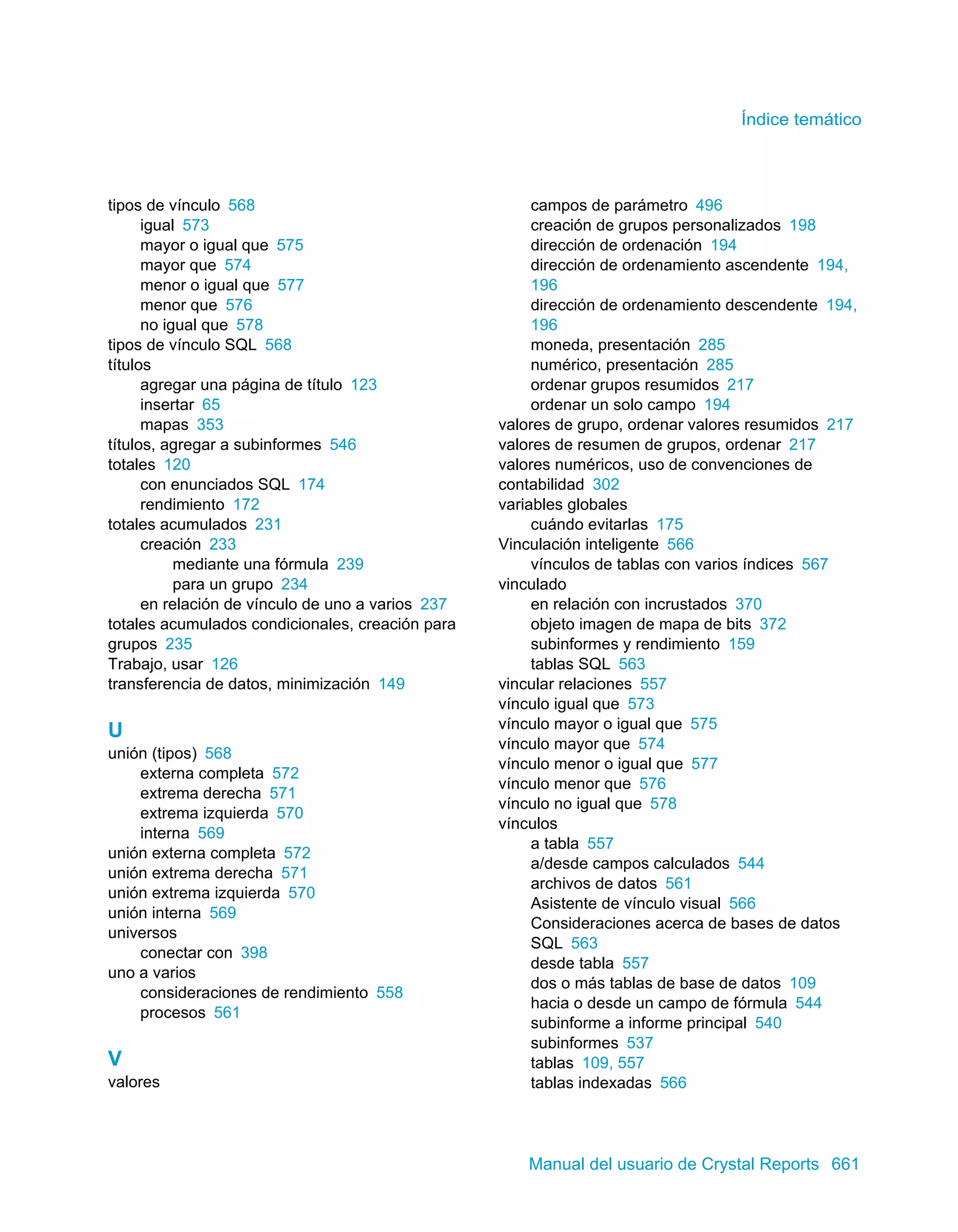 Manual del usuario de Crystal Reports XI