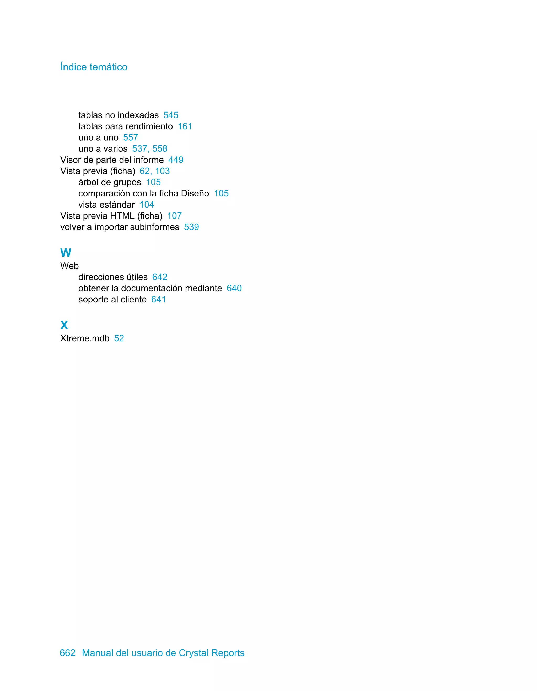 Manual del usuario de Crystal Reports XI