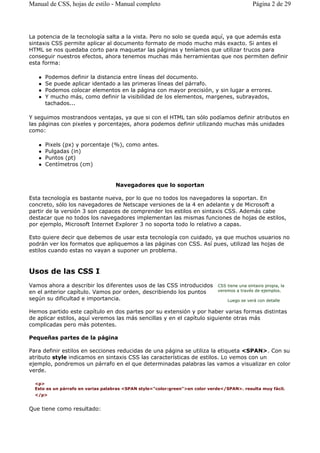 Css Manual Manual css 01 | PDF