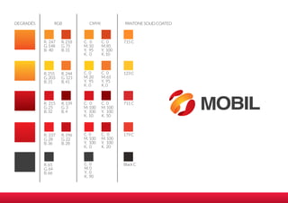 RGB
R. 247
G.148
B. 40
715C
123C
711C
179C
R.255
G.203
B.31
R. 215
G.25
B.32
R. 237
G.28
B.36
R.218
G.71
B.31
C. 0
M.85
Y. 100
K.10
C. 0
M.65
Y. 95
K.0
C. 0
M.100
Y. 100
K. 50
C. 0
M.100
Y. 100
K. 20
C. 0
M.50
Y. 95
K. 0
C. 0
M.20
Y. 95
K. 0
C. 0
M.100
Y. 100
K. 10
C. 0
M.100
Y. 100
K. 0
BlackCR.65
G.64
B.66
C. 0
M.0
Y. 0
K. 90
R.244
G.121
B.41
R.139
G.3
B.4
R.196
G.22
B.28
DEGRADÊS CMYK PANTONESOLIDCOATED
 