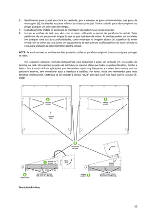 MANUAL DA MESA DE SOM MACKIE 1604 VLZ4 (PORTUGUÊS)