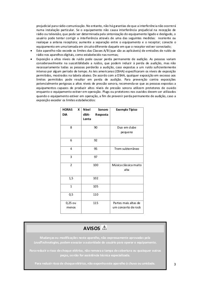 MANUAL DA MESA DE SOM MACKIE 1604 VLZ4 (PORTUGUÊS)