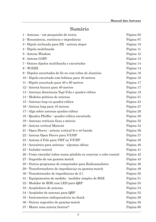 Manual das antenas