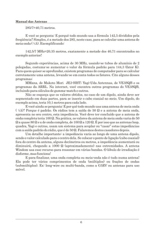 Manual das antenas