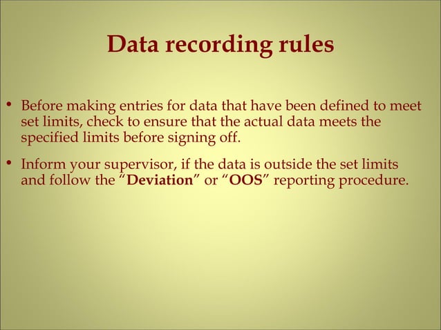 Manual data recording systems | PPT