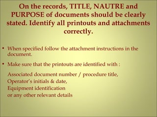 Manual data recording systems | PPT